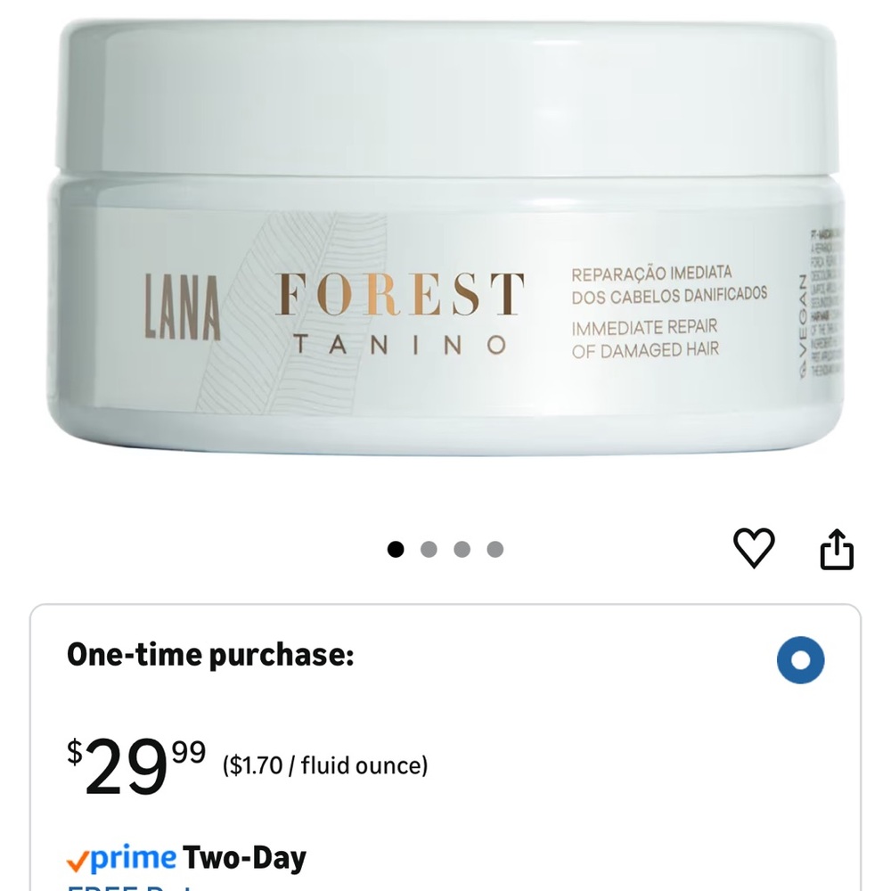 a.n.a Forest Tanino Hair Repair Cream - White